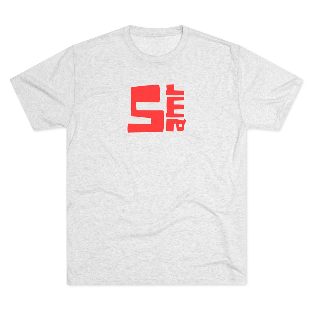 5 amr--Retro Red Tri-blend Tee