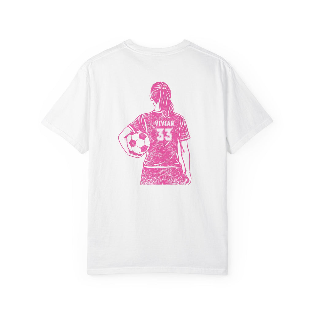 Vista Fury Personalized Soccer Tee — Women's Soccer Graphic T-Shirt