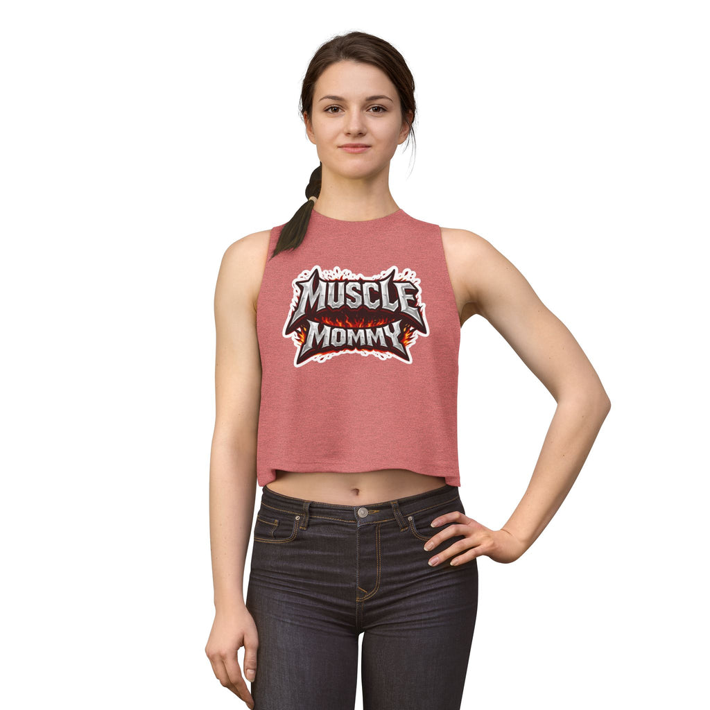 Muscle Mommy Crop Tank Top