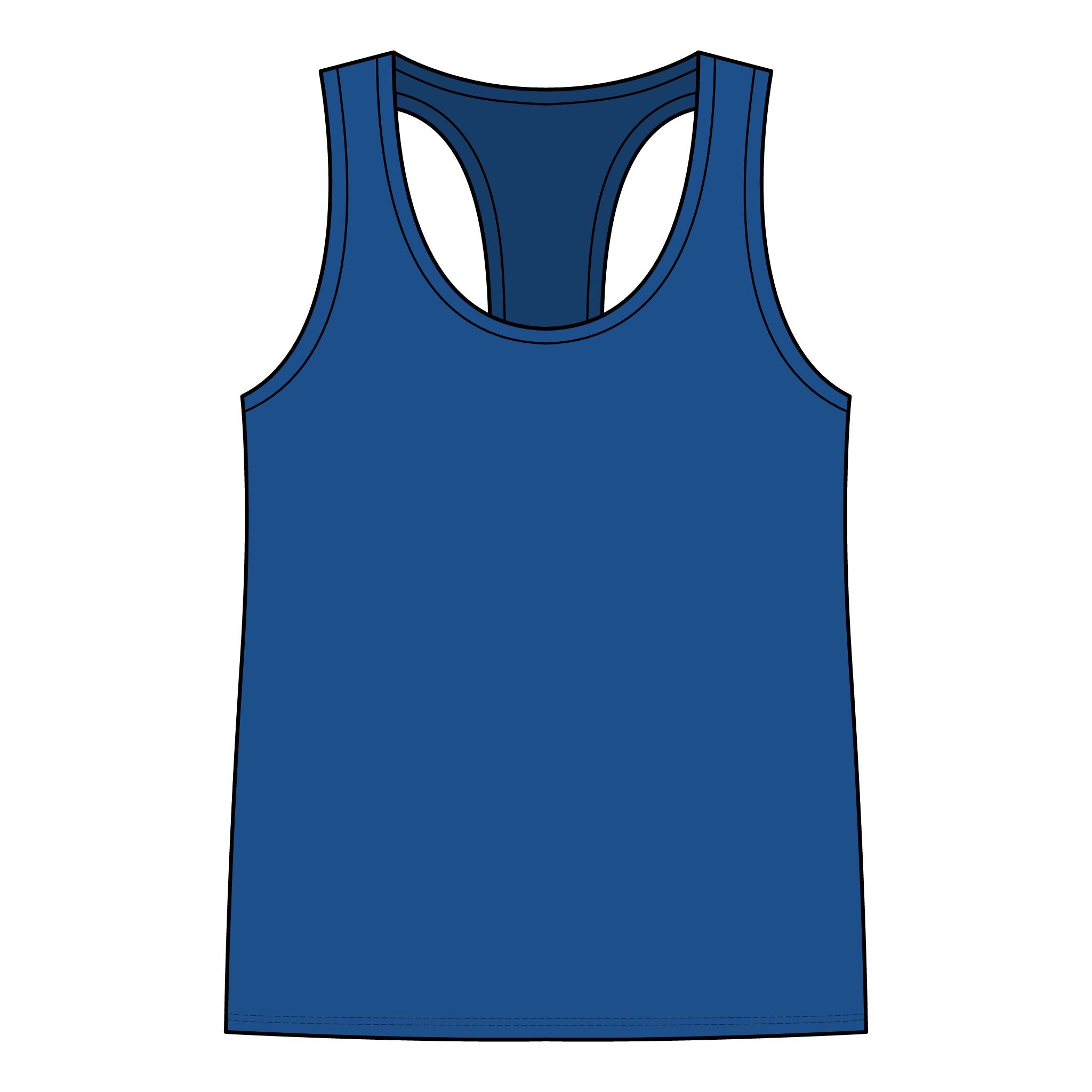 It's Fine Women's Jersey Racerback Tank