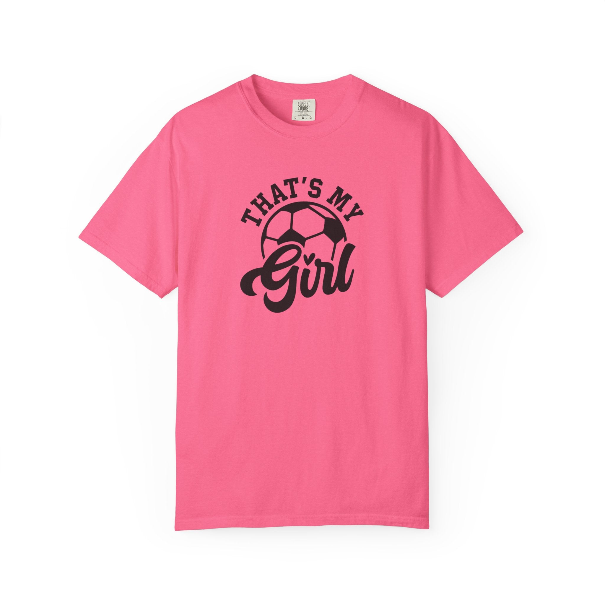 That's My Girl Soccer T-Shirt-CHALKY MINT is Fury Turq