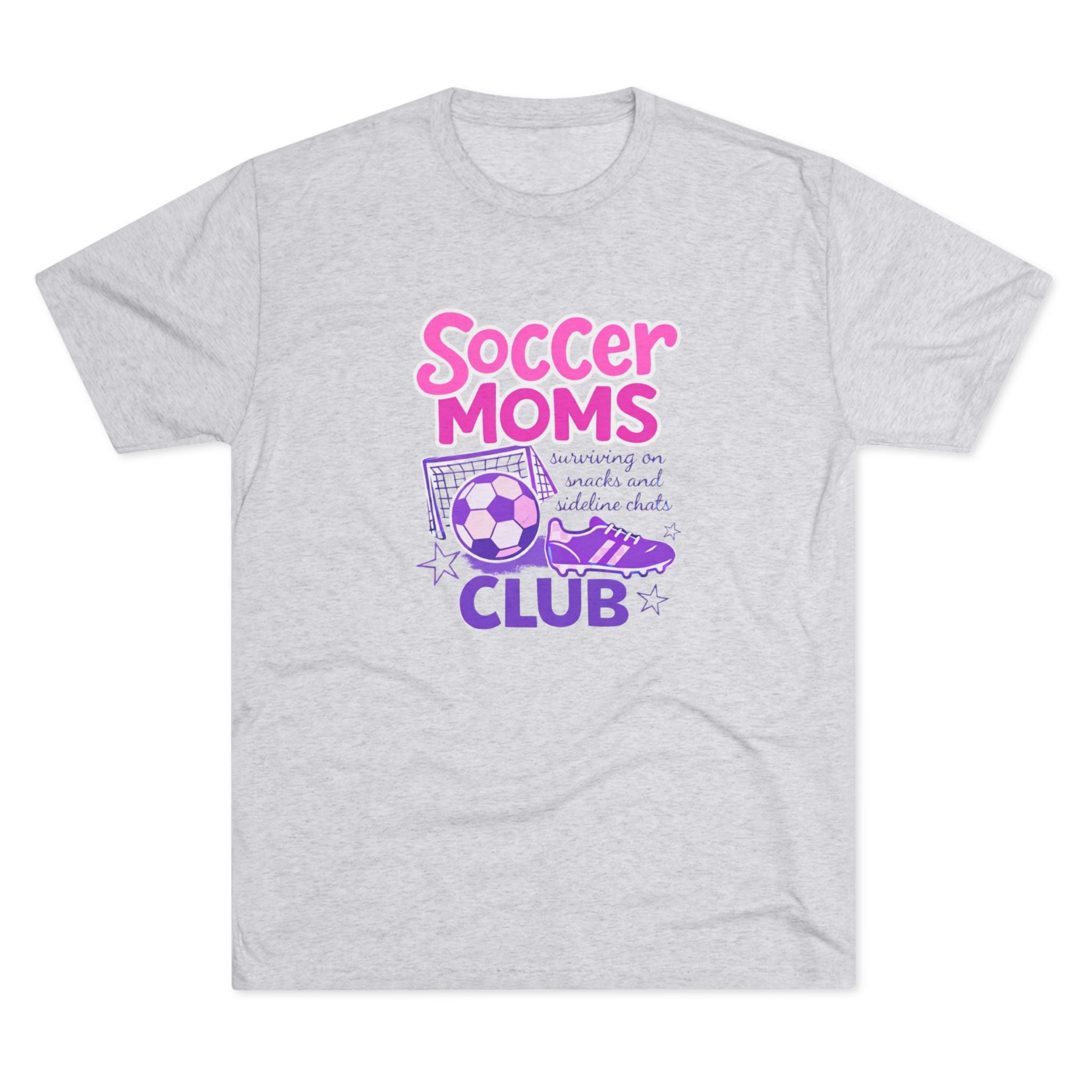 Soccer Moms Club- Uni-sex Tri-blend (so soft!)Tee - VISTA Porcupines