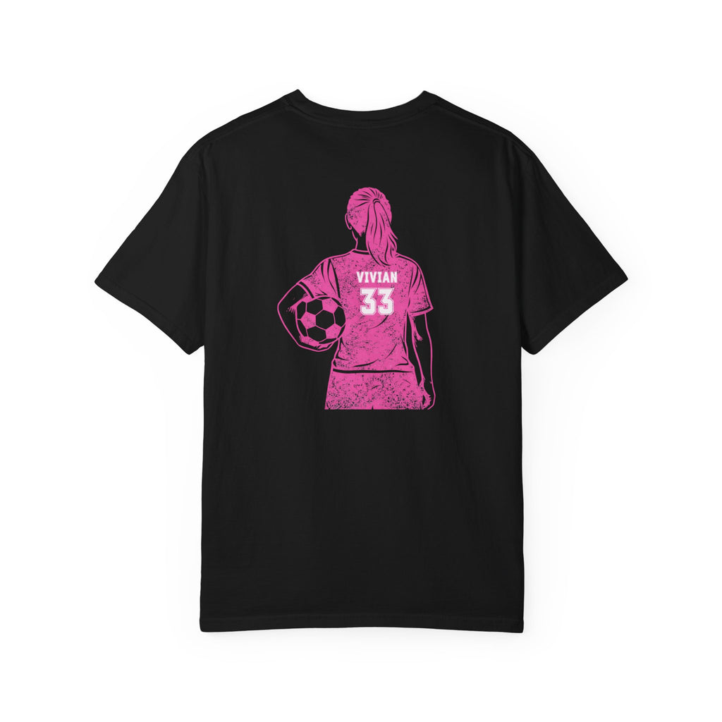 VISTA Fury Personalized Soccer T-Shirt —CHALKY MINT is Fury Turquoise