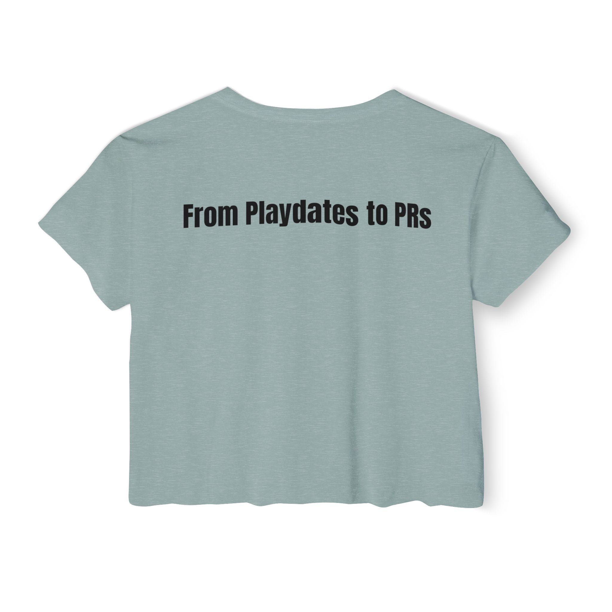 Mom Jeans and Power Cleans Crop Top | For CF competitions