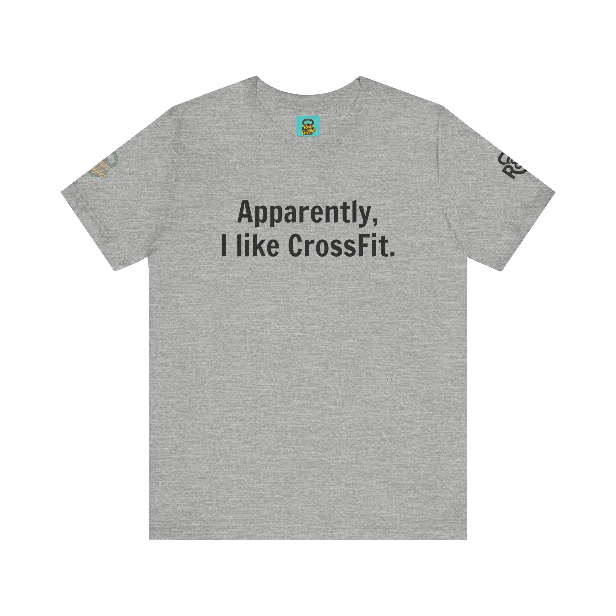 Apparently. With Your Gym Logo |CrossFit Coach Tee