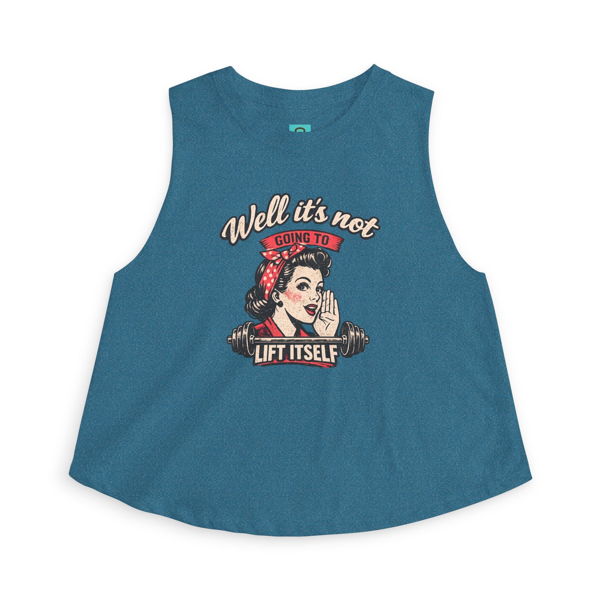 Retro Rosie 'Well It's Not Going To Lift Itself' Women's Crop Top