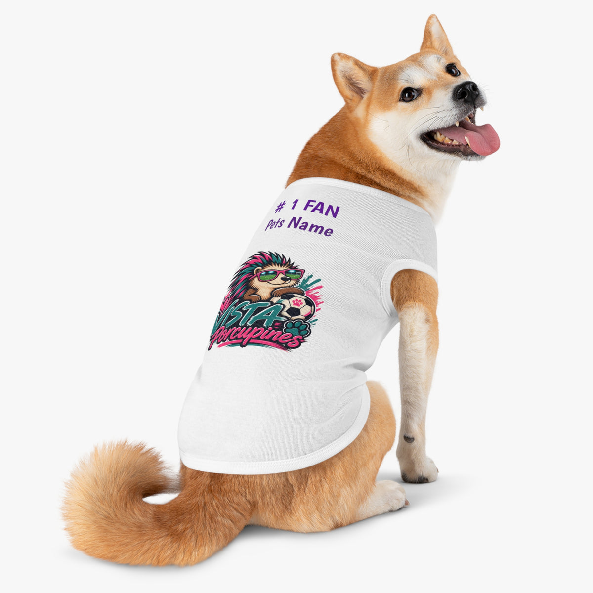 VISTA Porcupines 1 Fan Personalized Dog Shirt