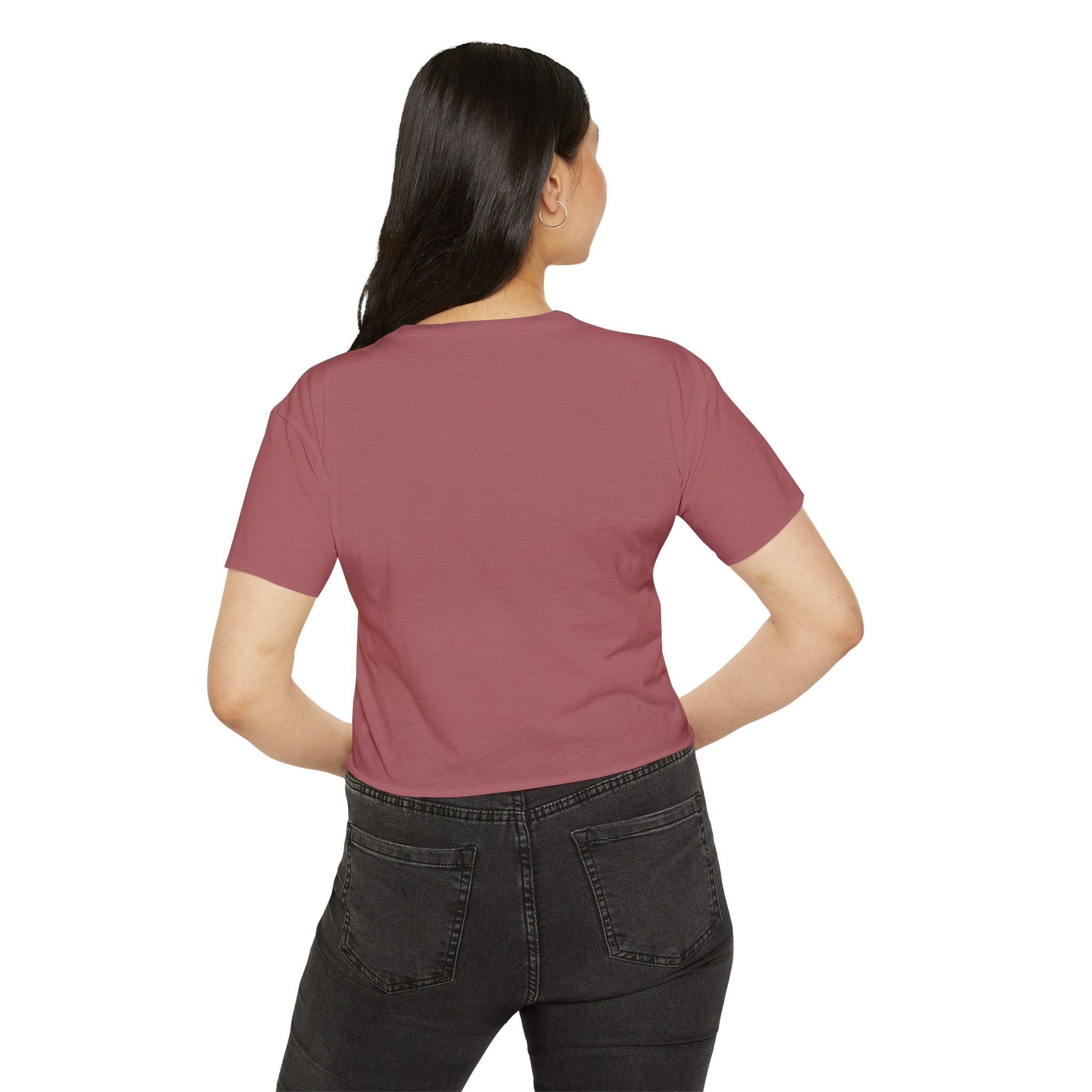 Vintage Pin-Up Crop Top — "What, like it's hard?" Tee