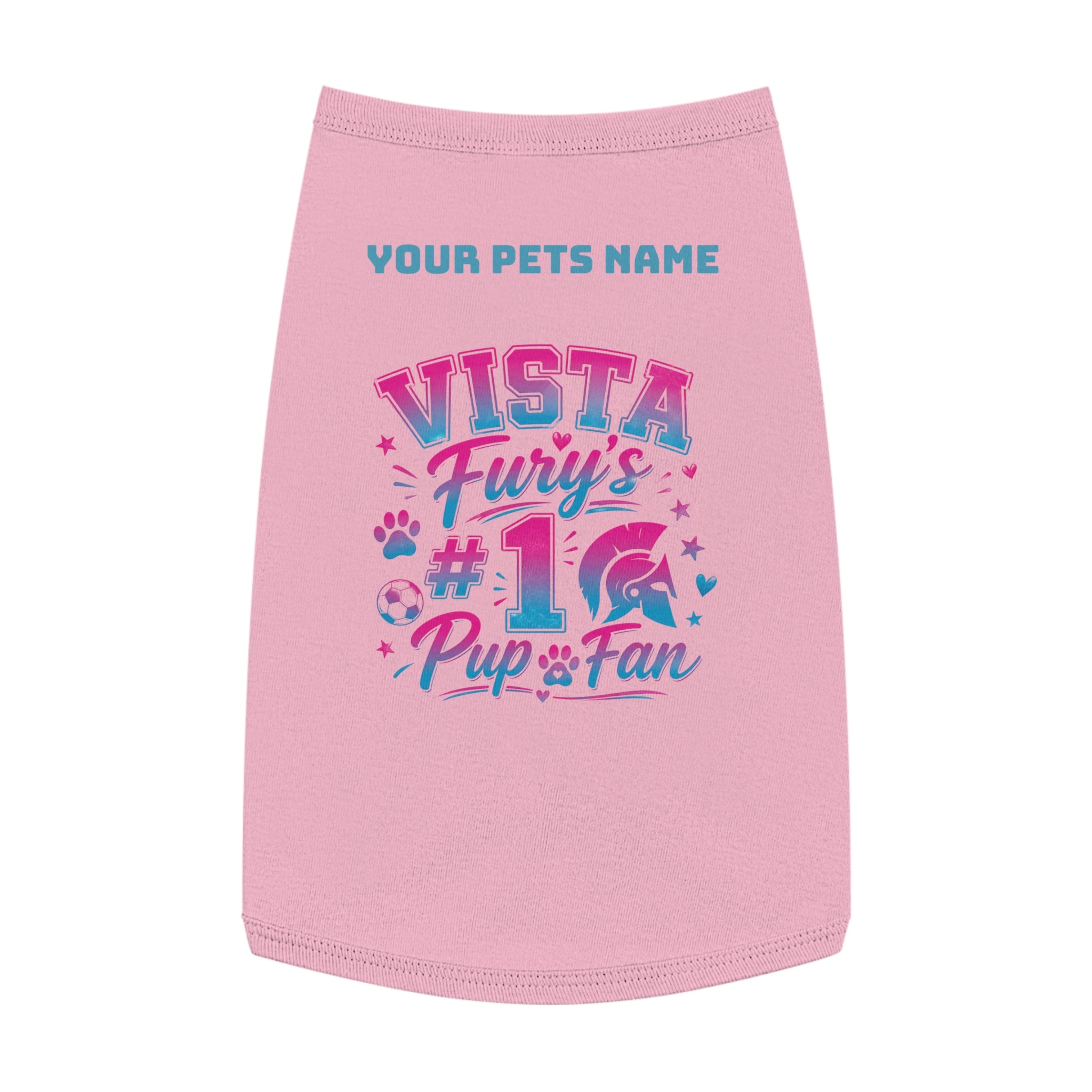 Vista Fury's #1 Pup Fan Pet Tank Top