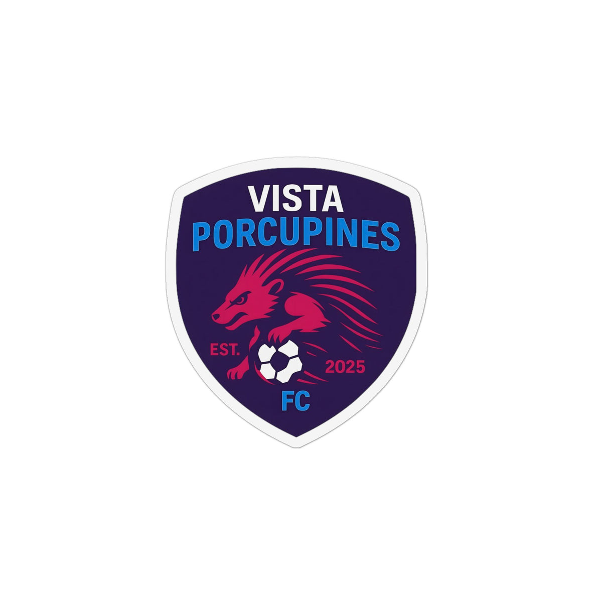 VISTA Porcupines FC Team Crest  Magnet