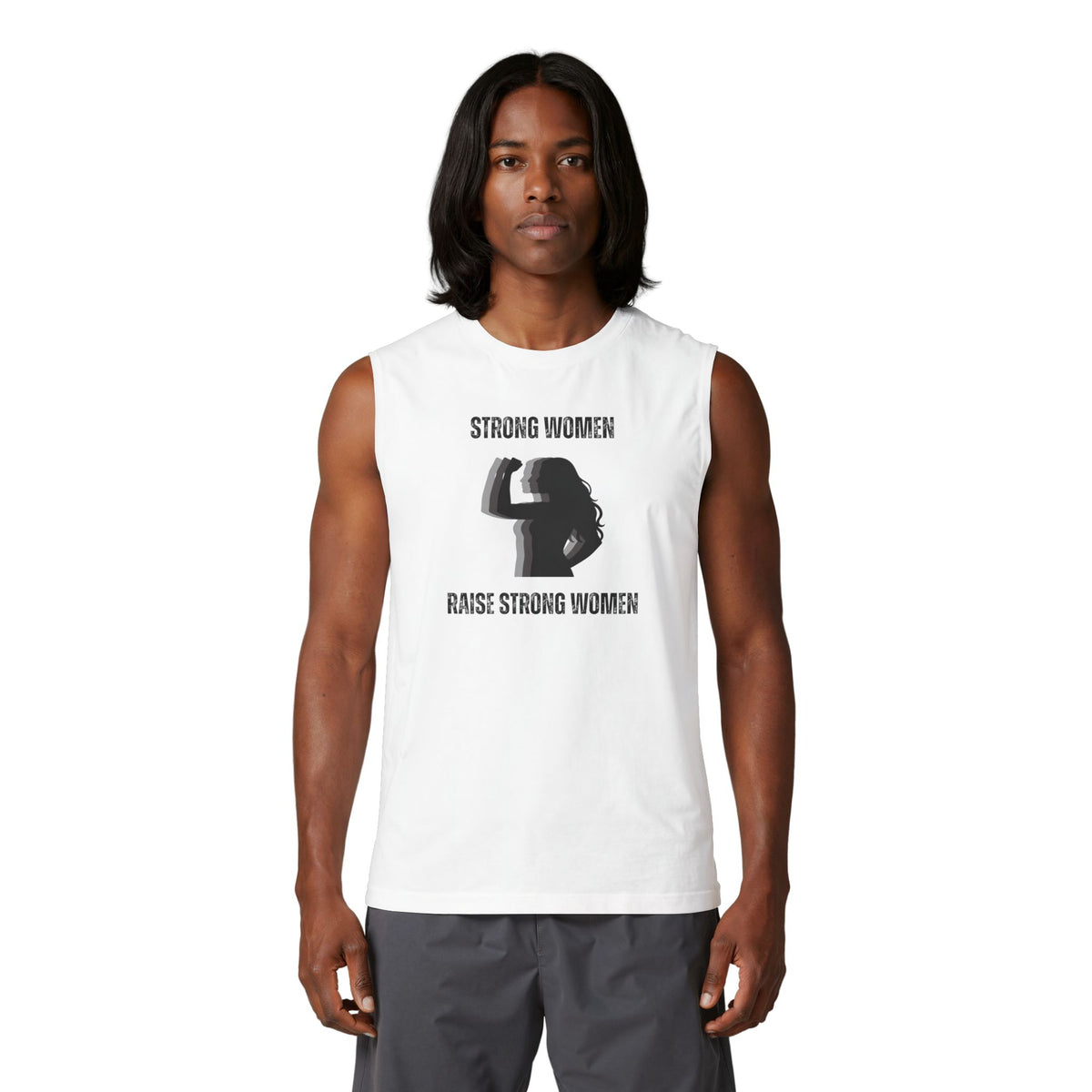 Strong Women Raise Strong Unisex Muscle Tank