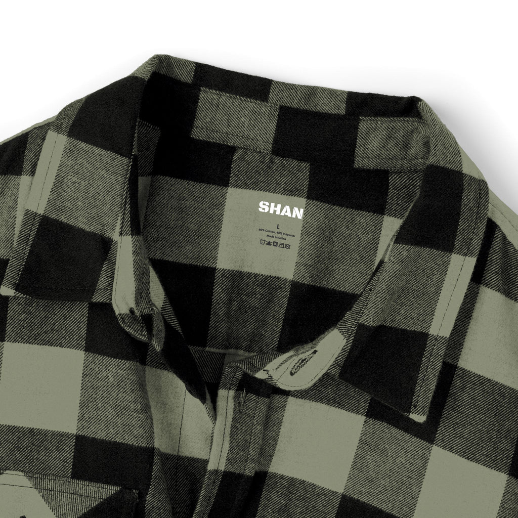 Unisex Flannel Shirt, Cozy Casual Style, Perfect for Outdoor Adventures, Great Gift for Coaches and All Seasons, Unique Fashion Statement
