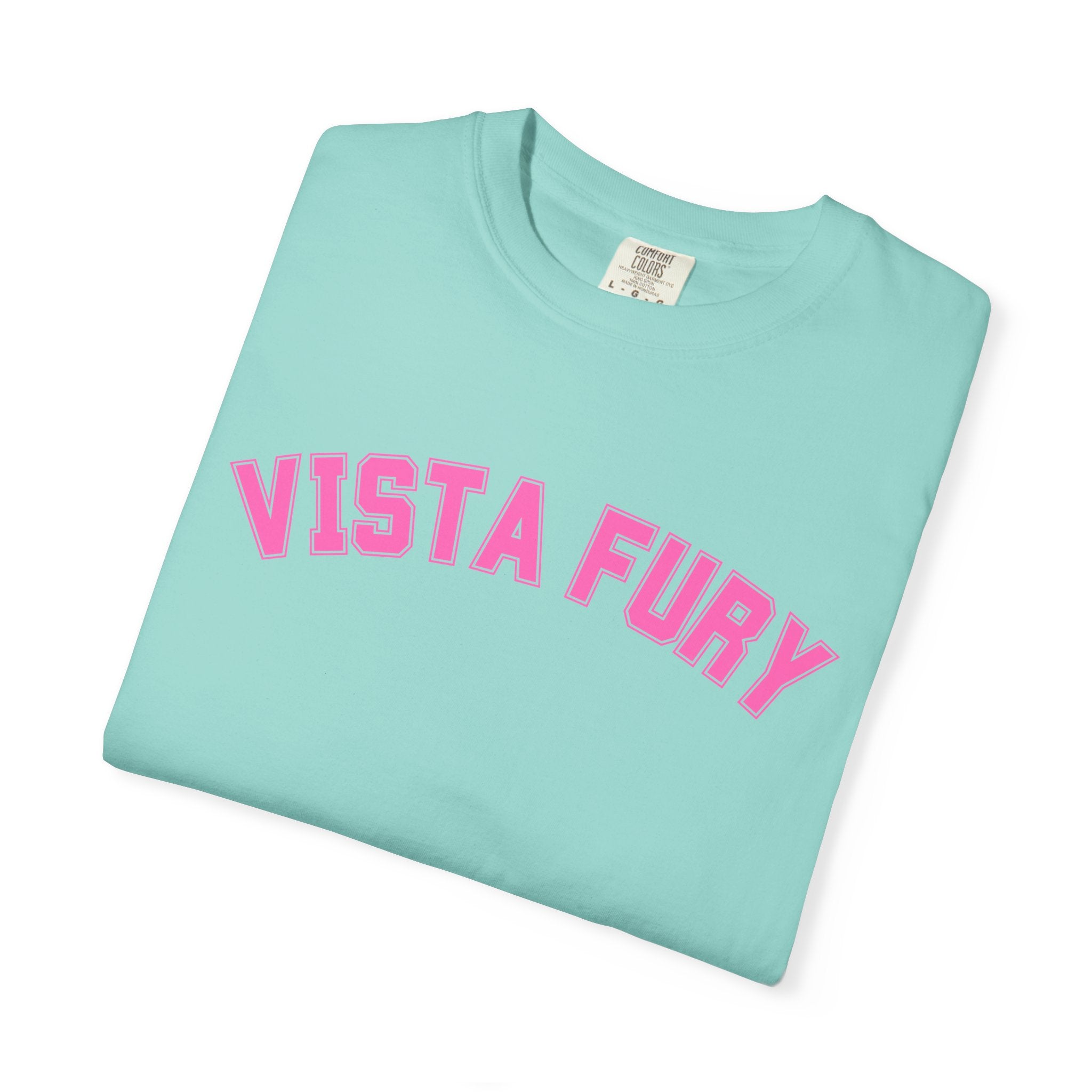 VISTA Fury Personalized Soccer T-Shirt —CHALKY MINT is Fury Turquoise