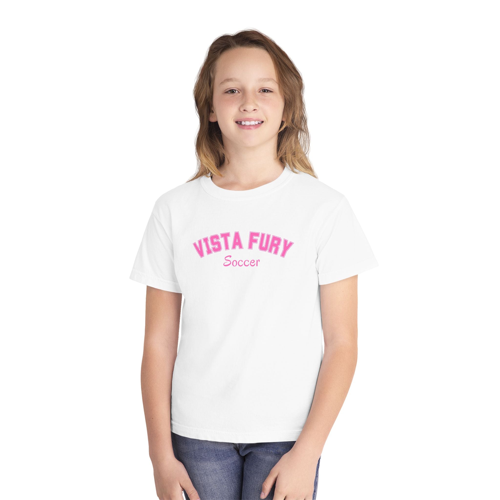 Youth VISTA FURY Soccer Tee -Customize with your girls number!