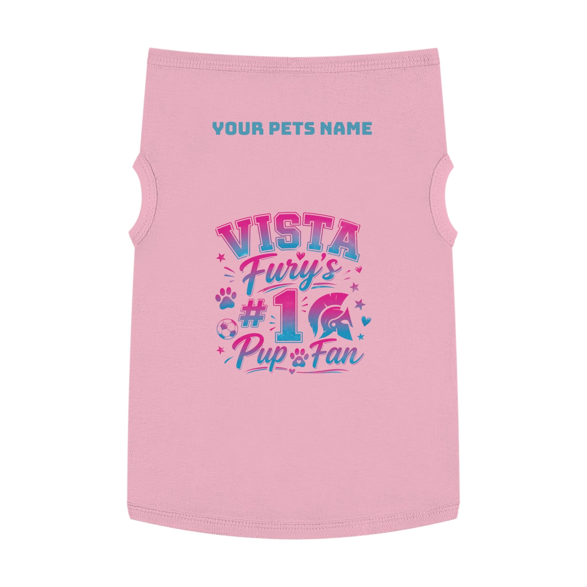Vista Fury's #1 Pup Fan Pet Tank Top