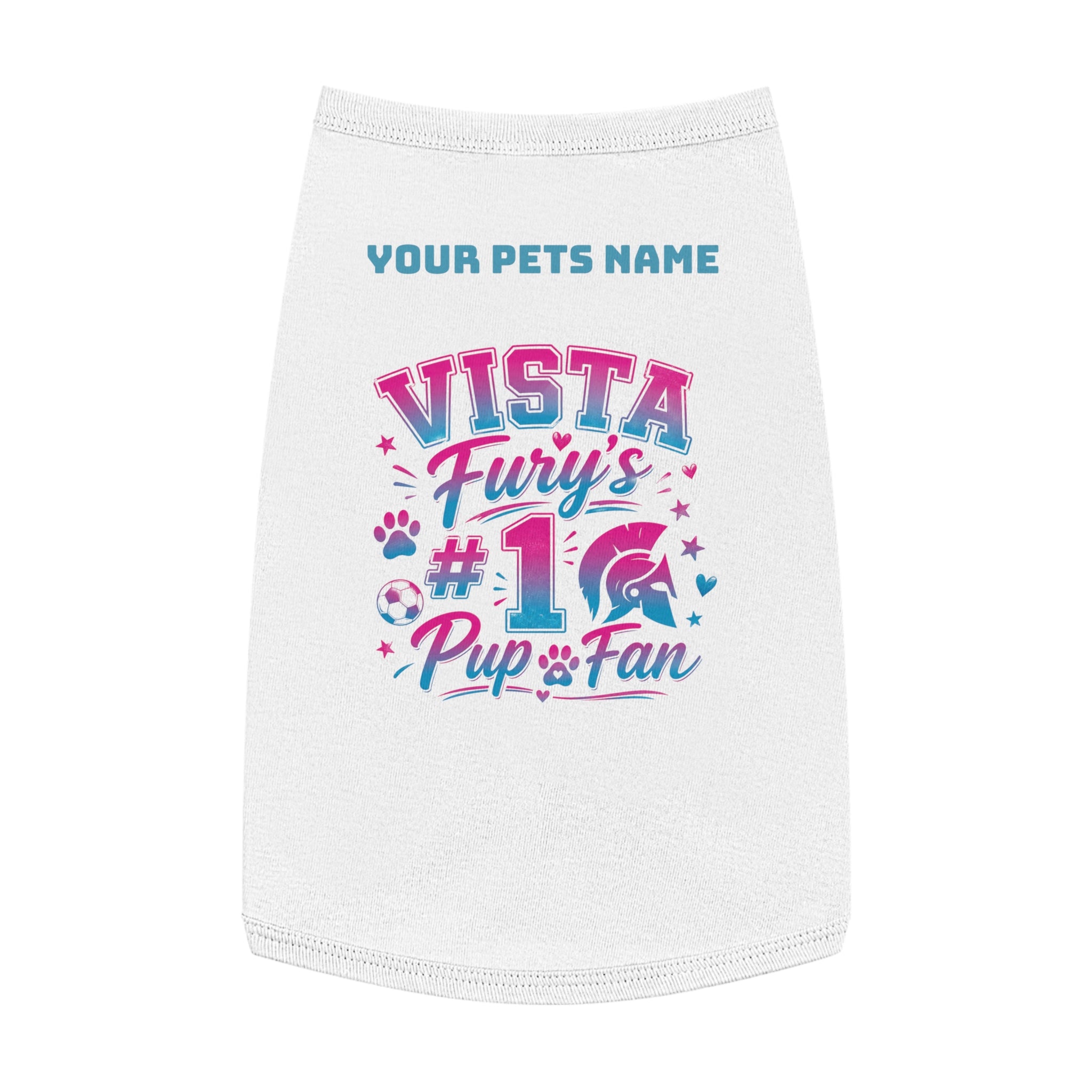 Vista Fury's #1 Pup Fan Pet Tank Top