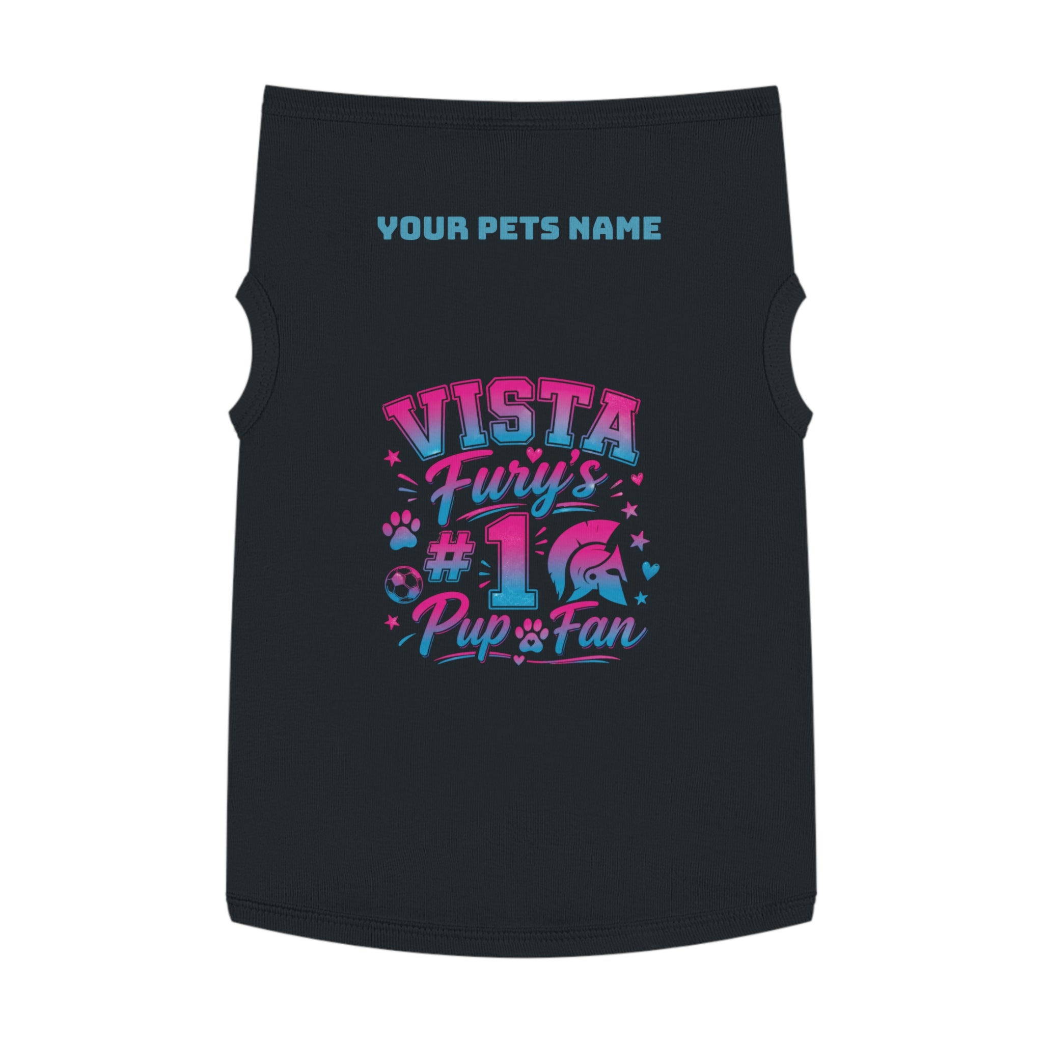Vista Fury's #1 Pup Fan Pet Tank Top