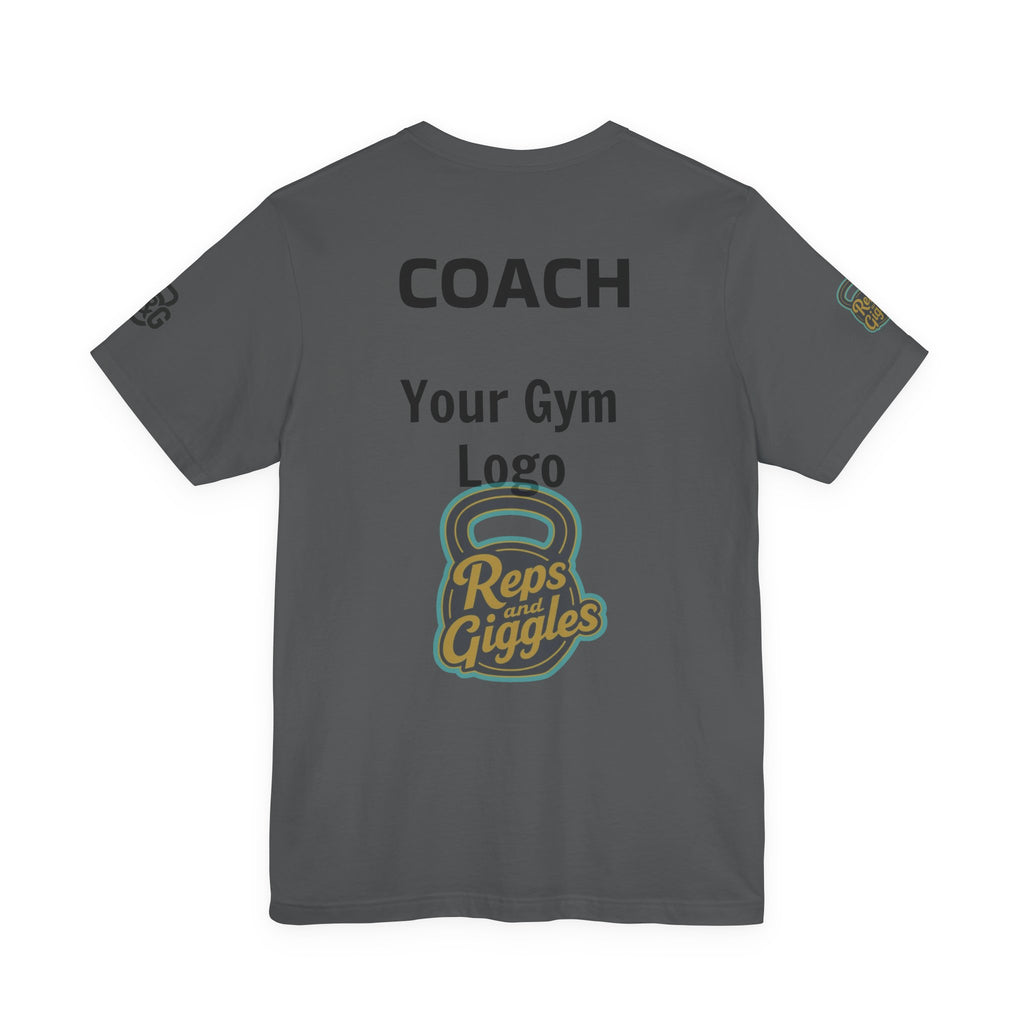 Apparently. With Your Gym Logo |CrossFit Coach Tee