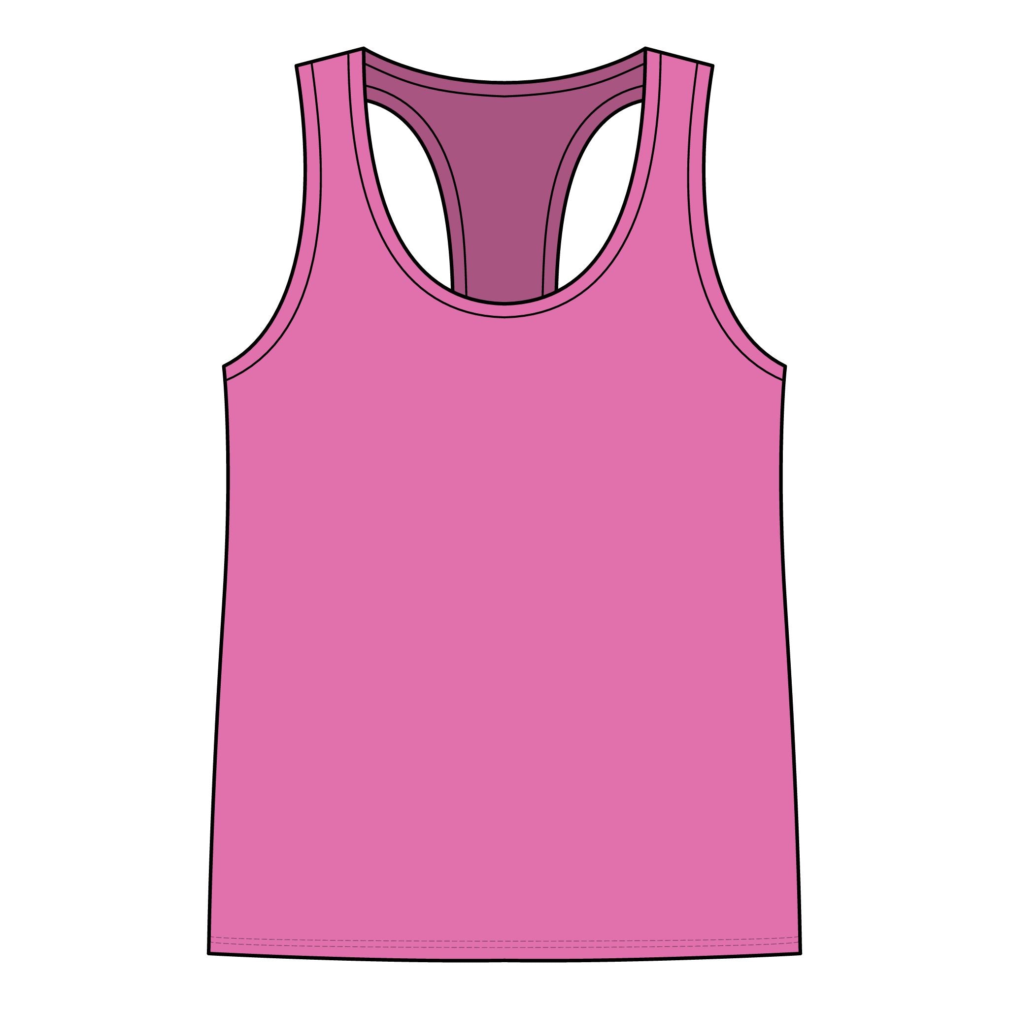It's Fine Women's Jersey Racerback Tank