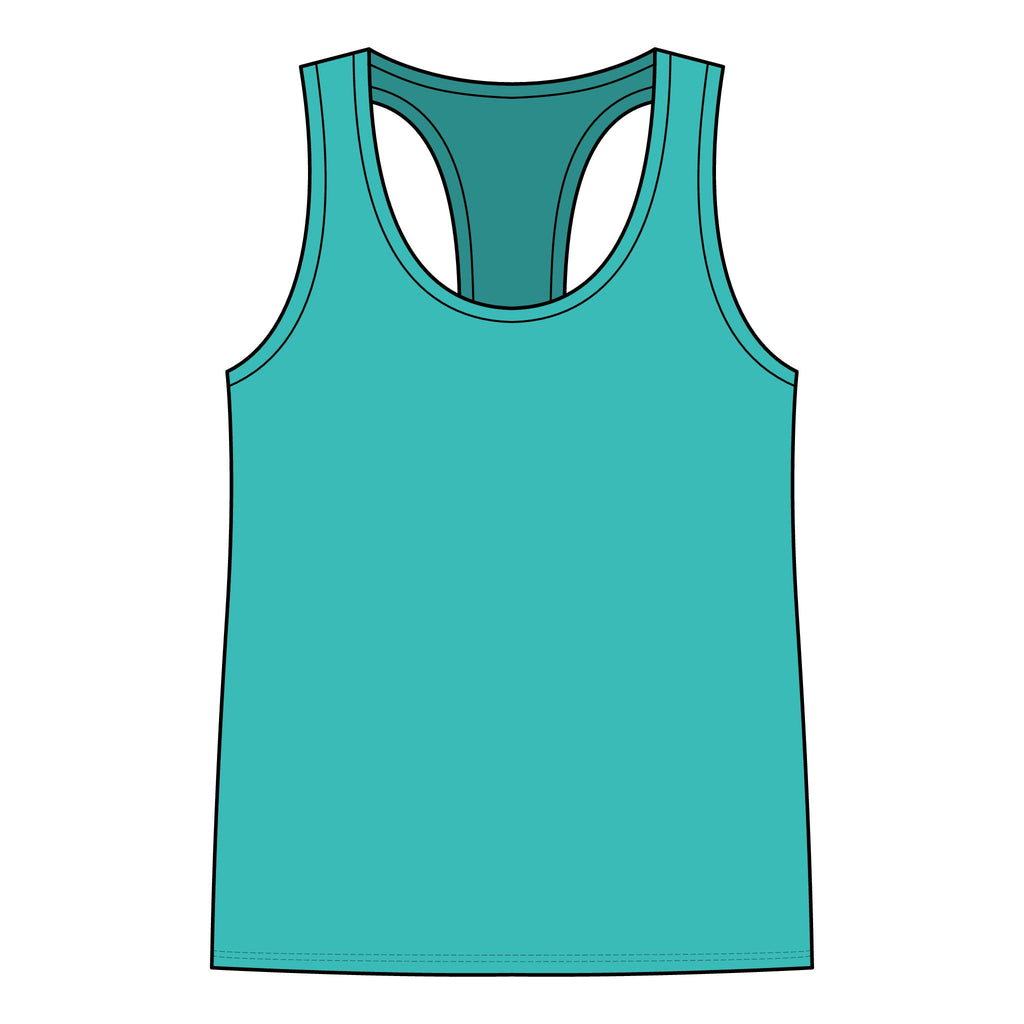 It's Fine Women's Jersey Racerback Tank