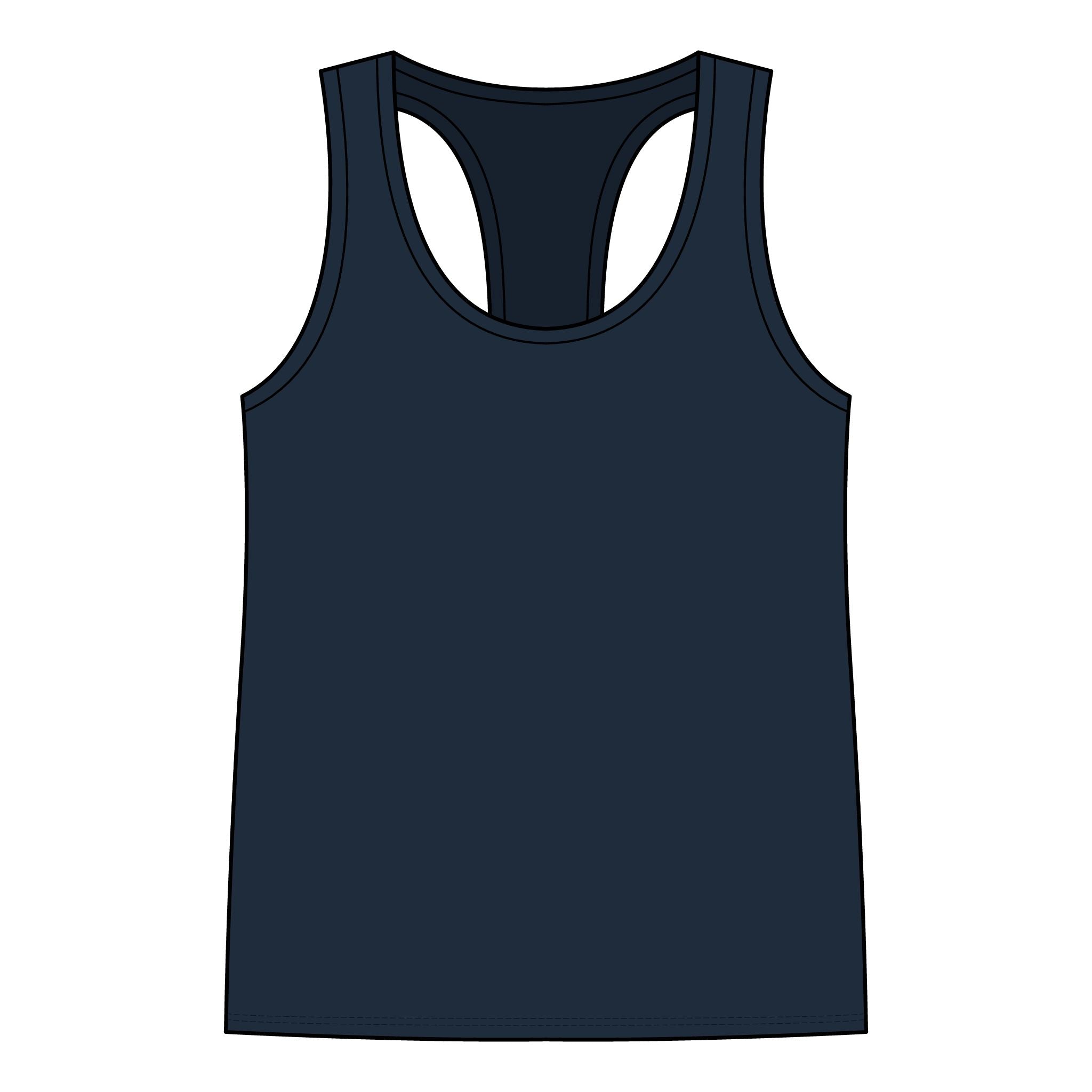 It's Fine Women's Jersey Racerback Tank