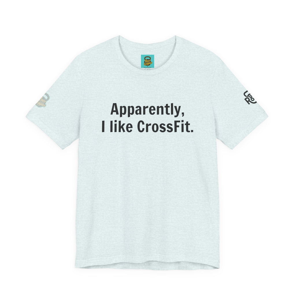 Apparently. With Your Gym Logo |CrossFit Coach Tee