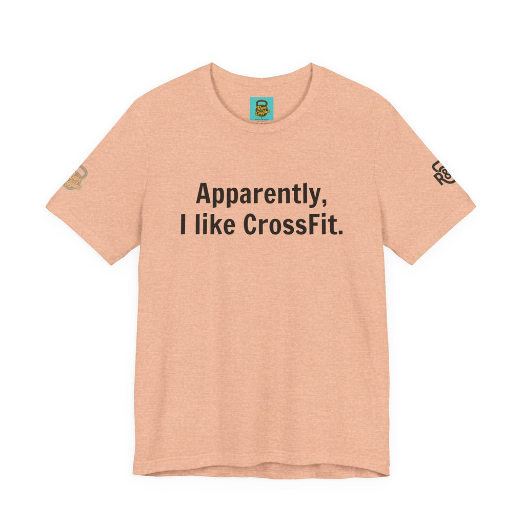 Apparently. With Your Gym Logo |CrossFit Coach Tee