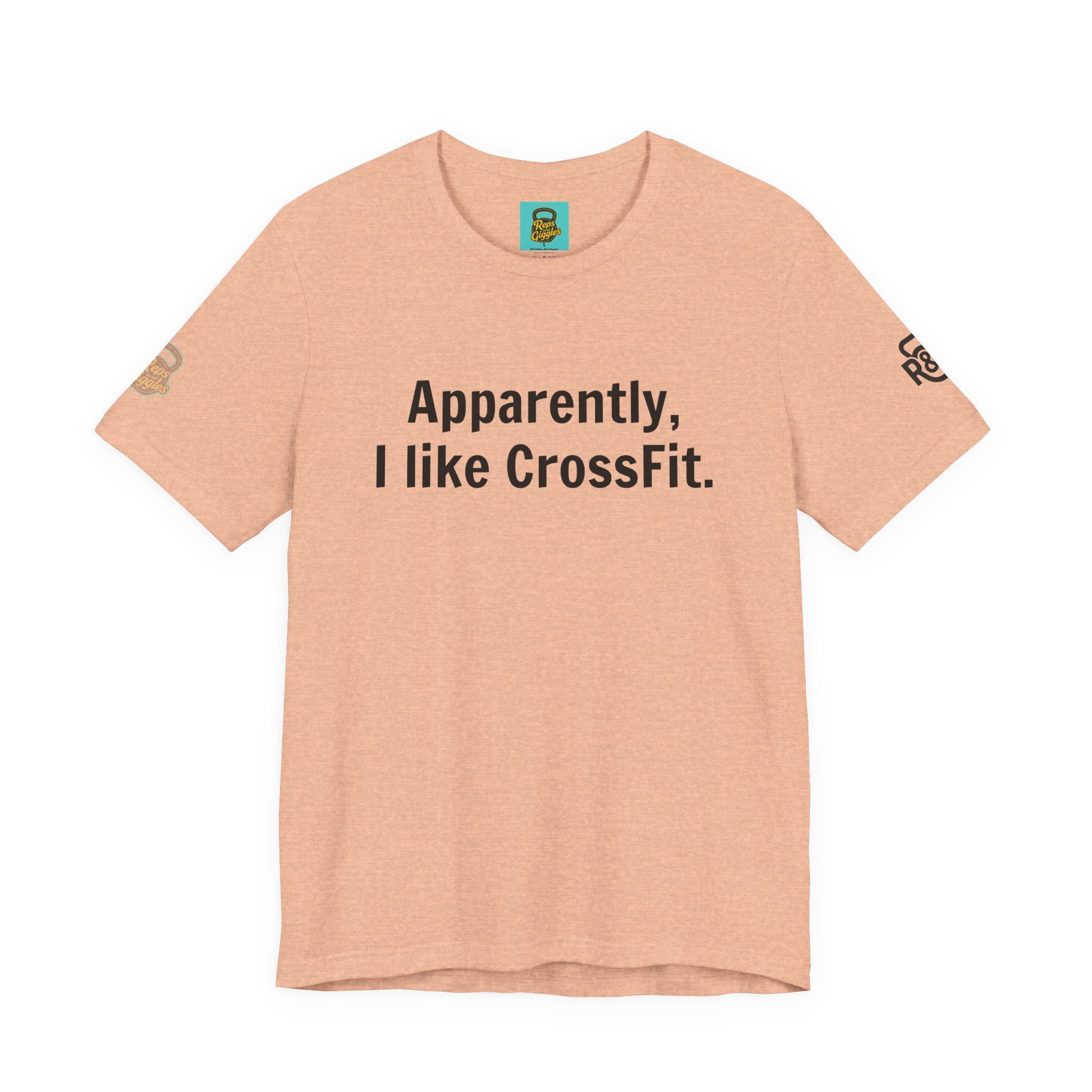 Apparently. With Your Gym Logo |CrossFit Coach Tee