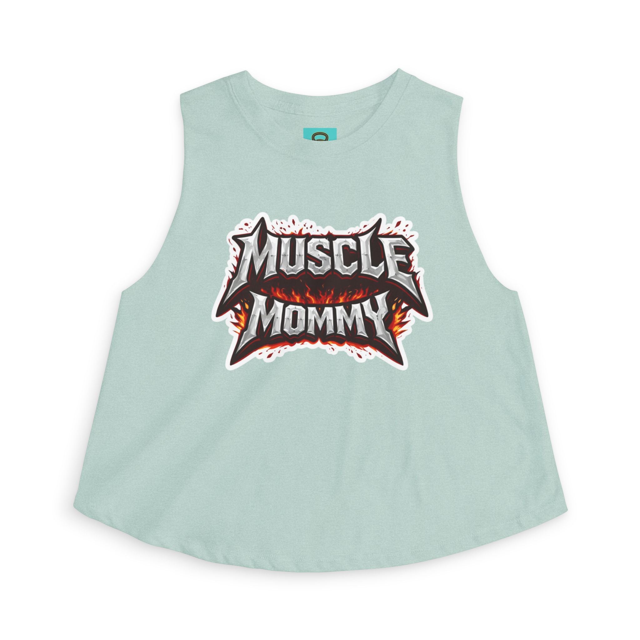 Muscle Mommy Crop Tank Top