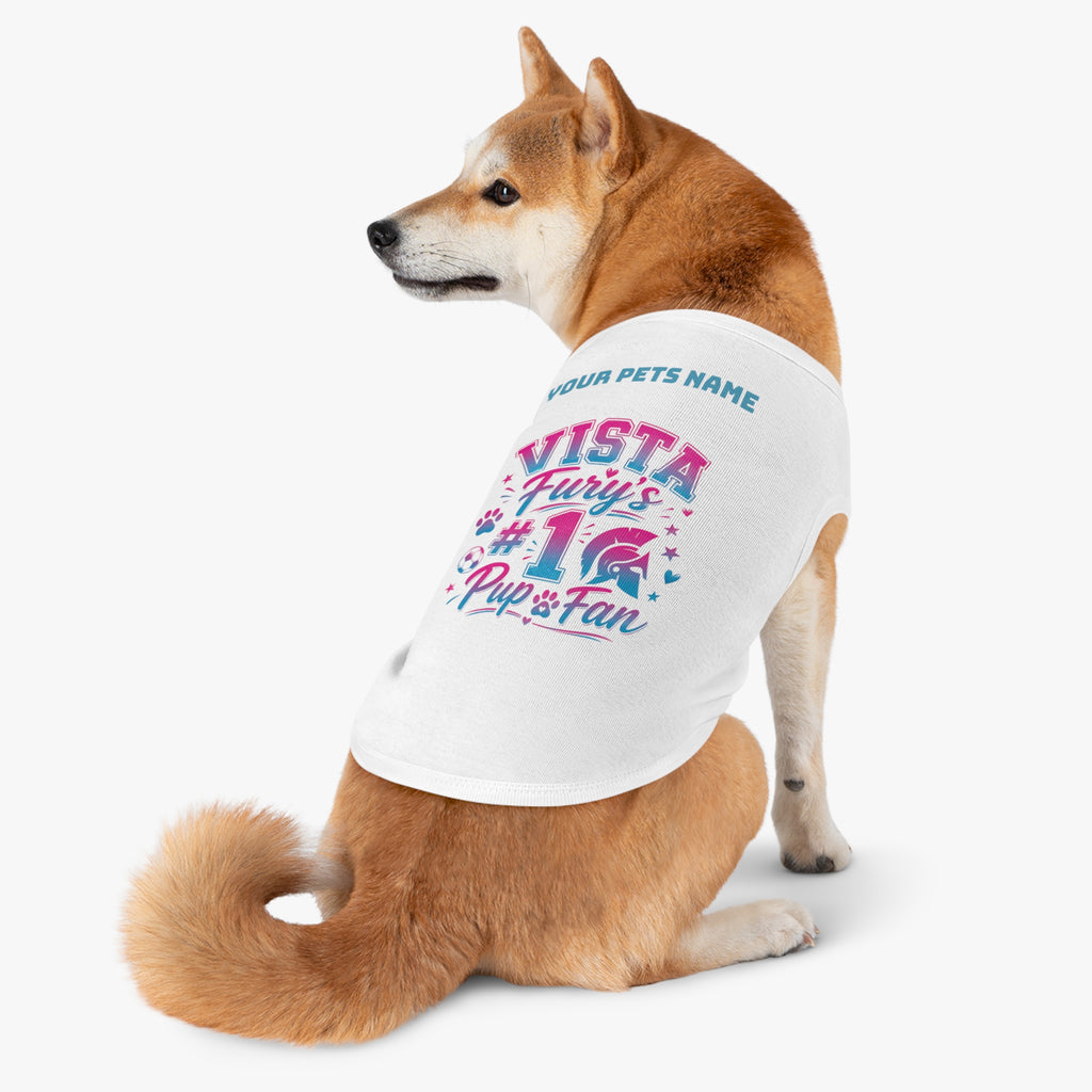 Vista Fury's #1 Pup Fan Pet Tank Top