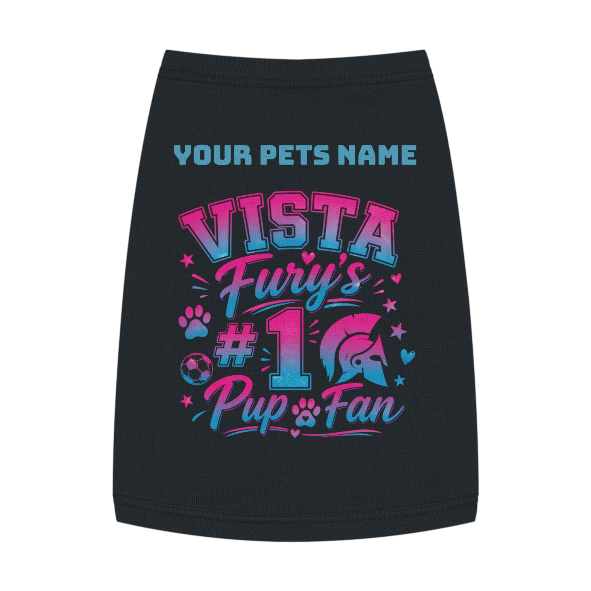 Vista Fury's #1 Pup Fan Pet Tank Top