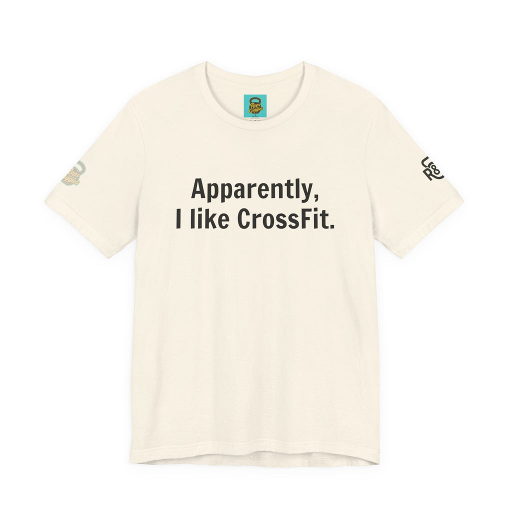 Apparently. With Your Gym Logo |CrossFit Coach Tee