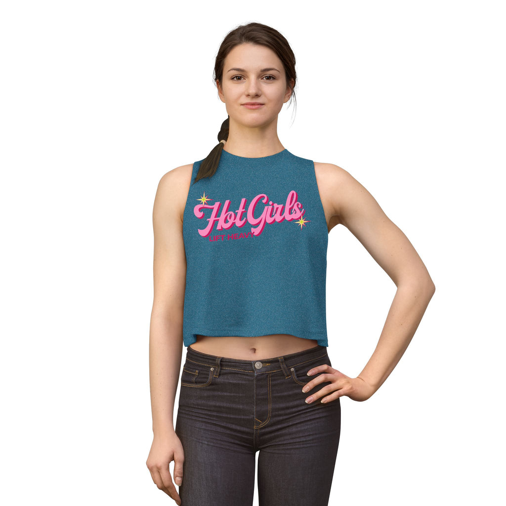 Hot Girls Lift Heavy Crop Top