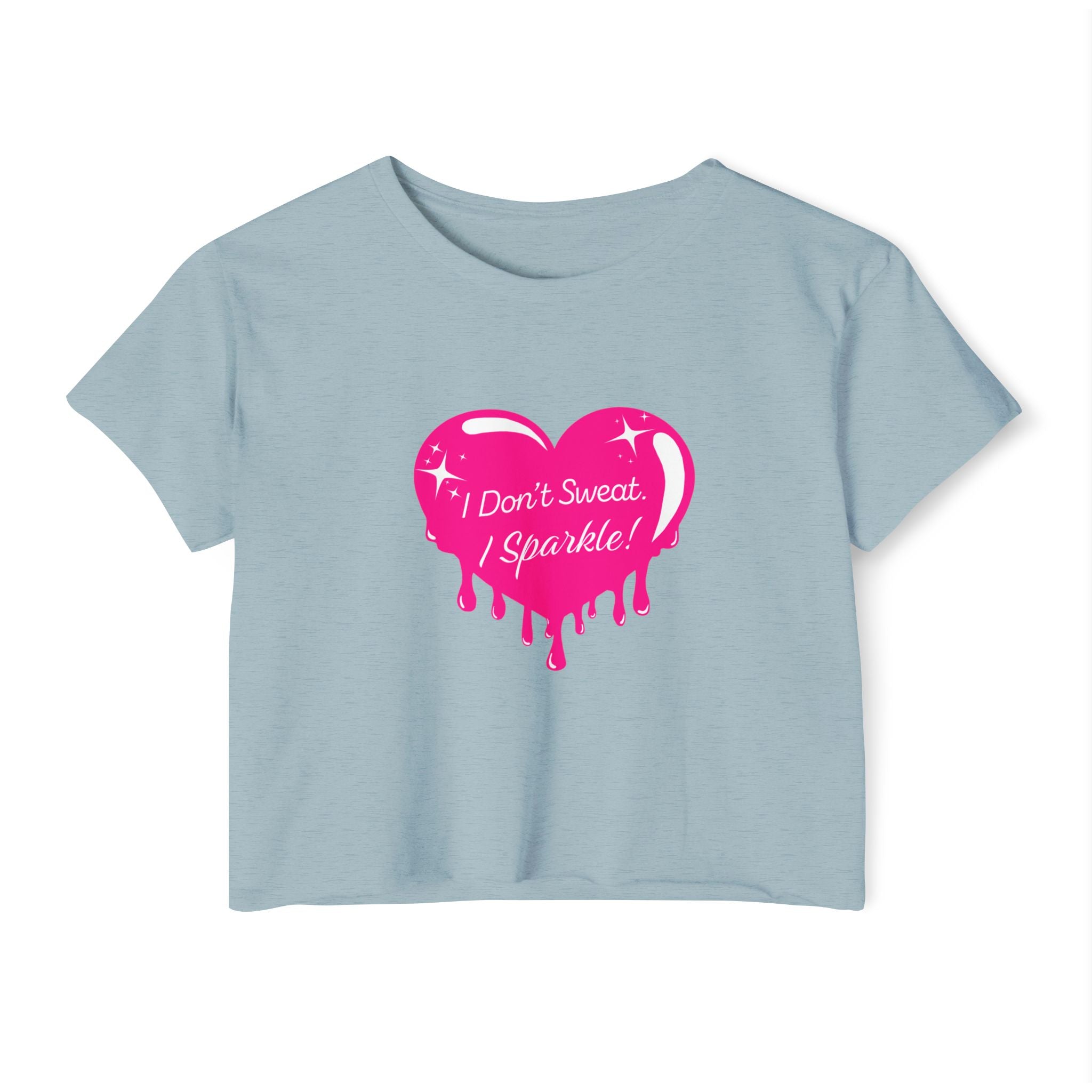 I Don't Sweat I Sparkle Crop Top