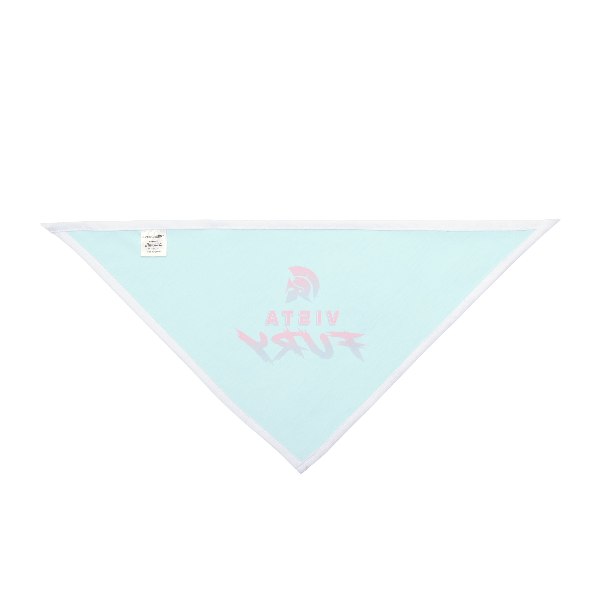 Vista Fury Pet Bandana - Retro Neon Spartan Logo Dog & Cat Accessory