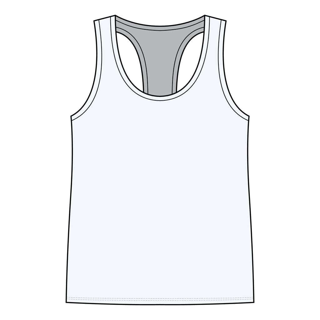 It's Fine Women's Jersey Racerback Tank