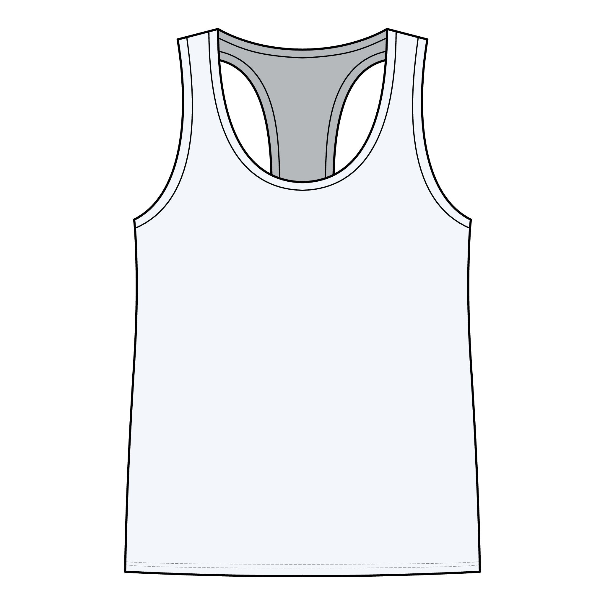 It's Fine Women's Jersey Racerback Tank