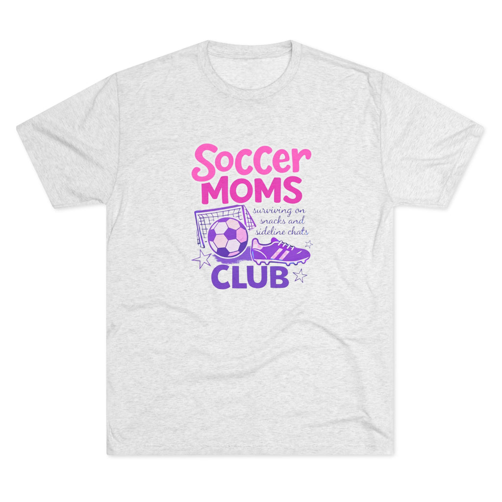 Soccer Moms Club- Uni-sex Tri-blend (so soft!)Tee - VISTA Porcupines