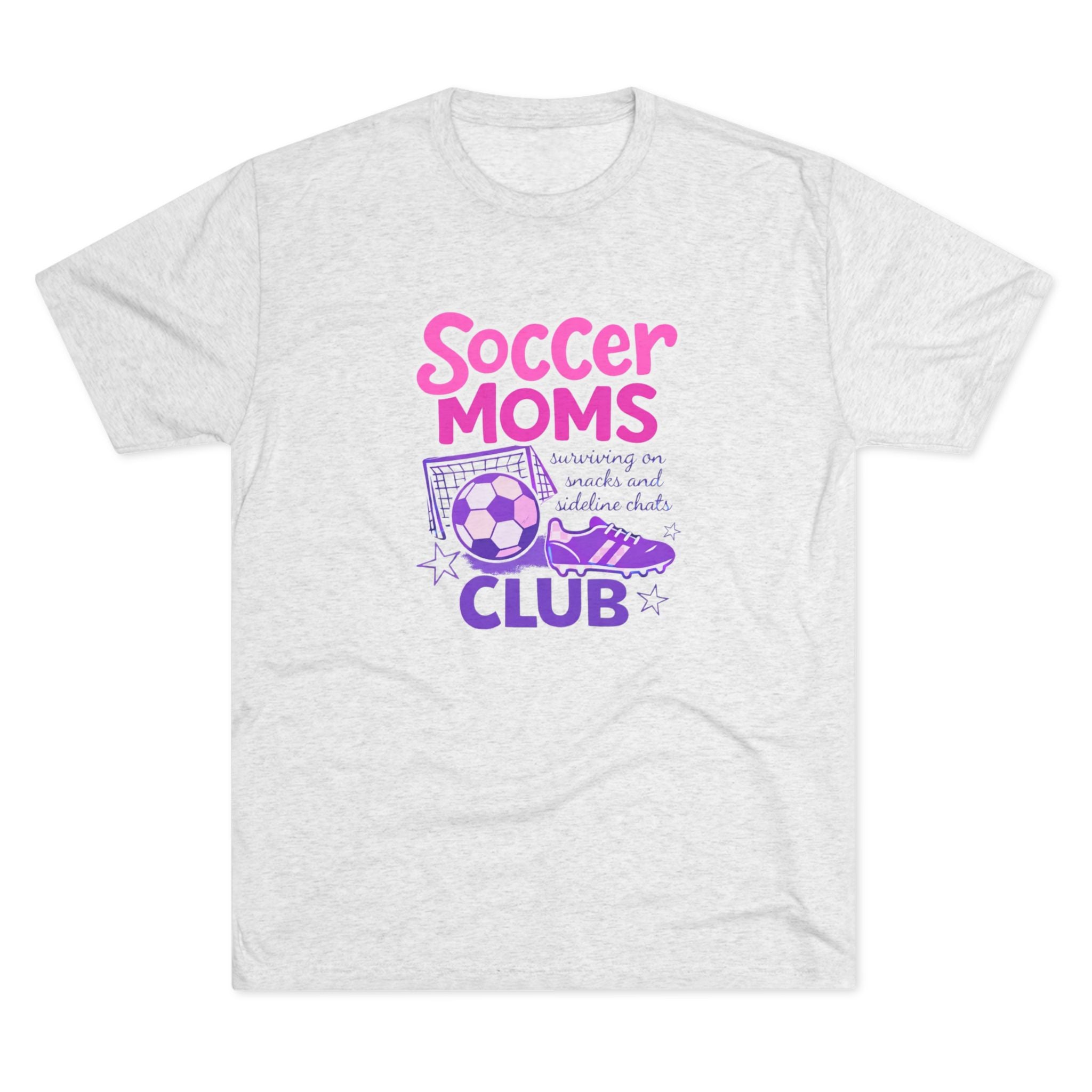 Soccer Moms Club- Uni-sex Tri-blend (so soft!)Tee - VISTA Porcupines