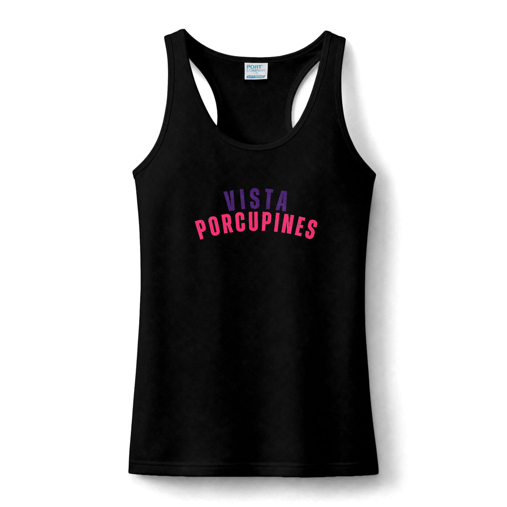 VISTA Porcupines moisture-wicking UPF 50 Tank Top — Women's Performance Athletic Tank