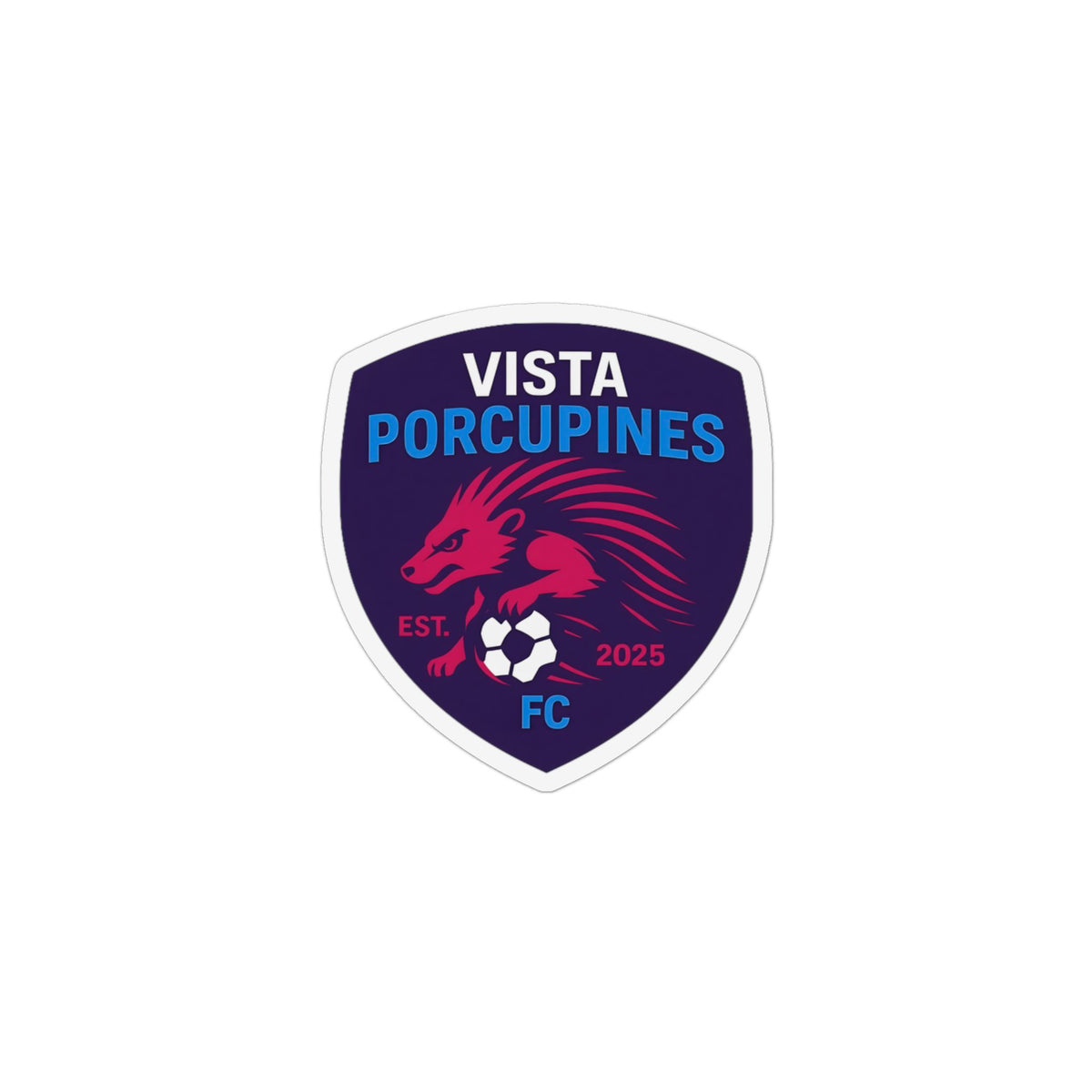 VISTA Porcupines FC Team Crest  Magnet