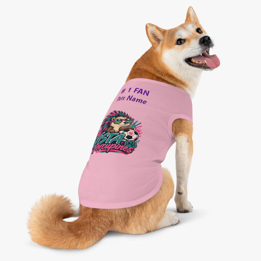 VISTA Porcupines 1 Fan Personalized Dog Shirt