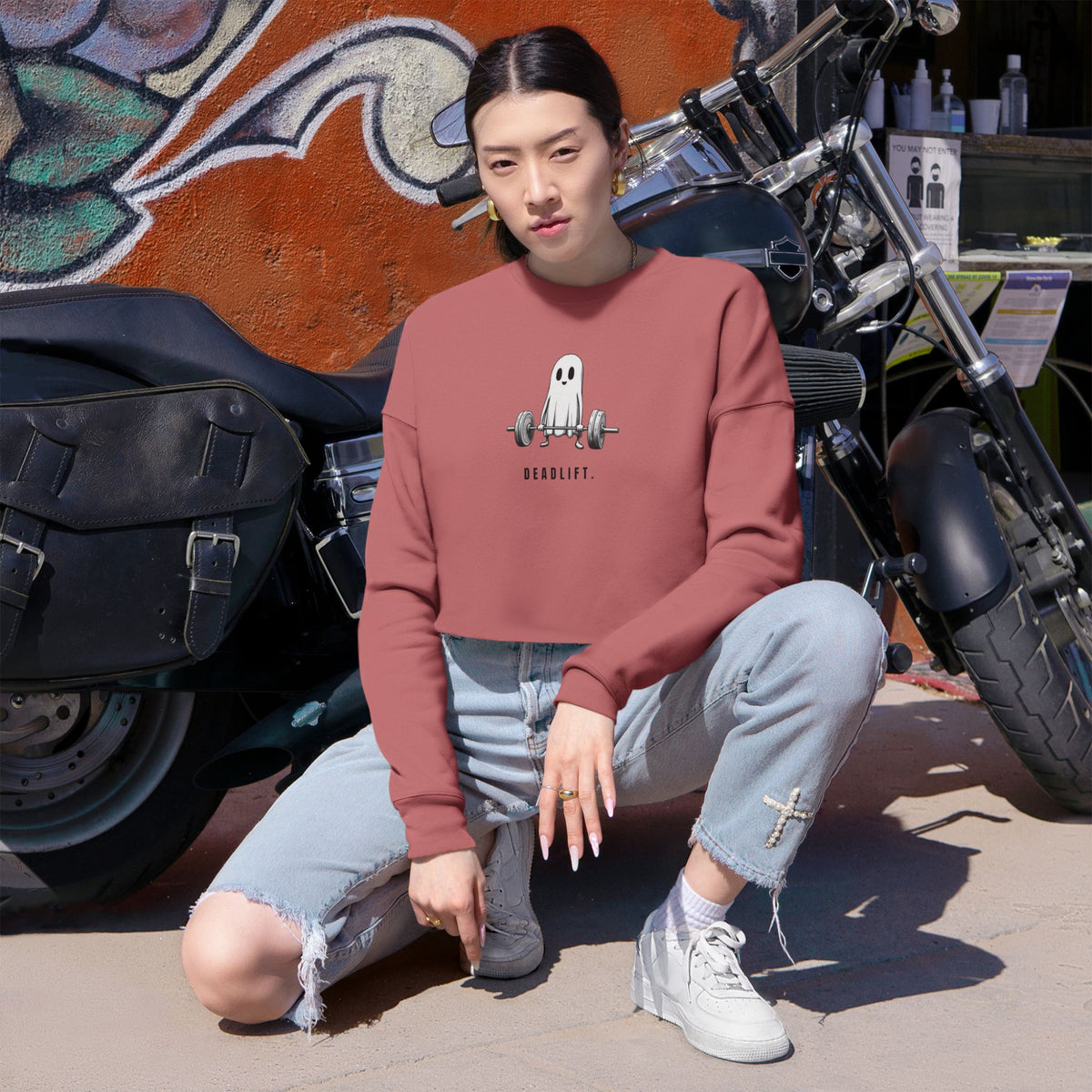 Ghostlift Women's Cropped Sweatshirt