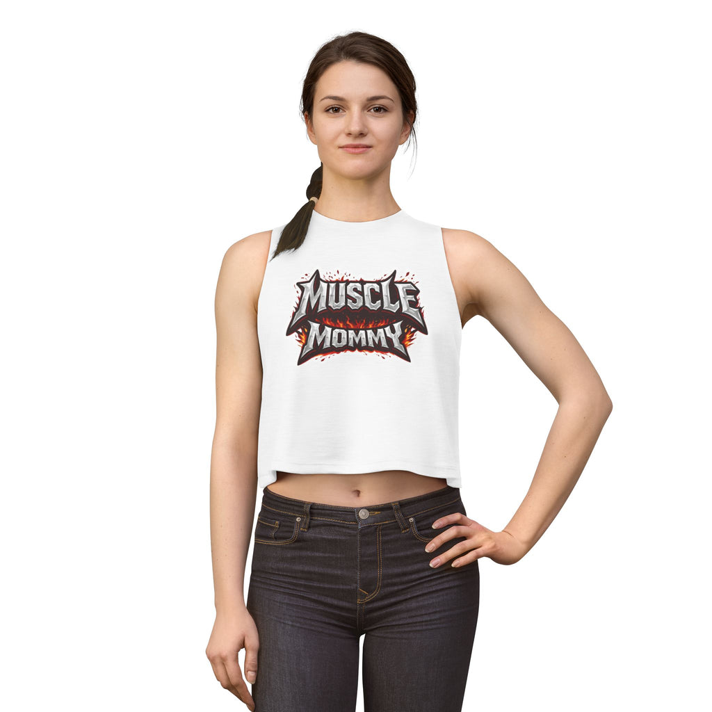 Muscle Mommy Crop Tank Top