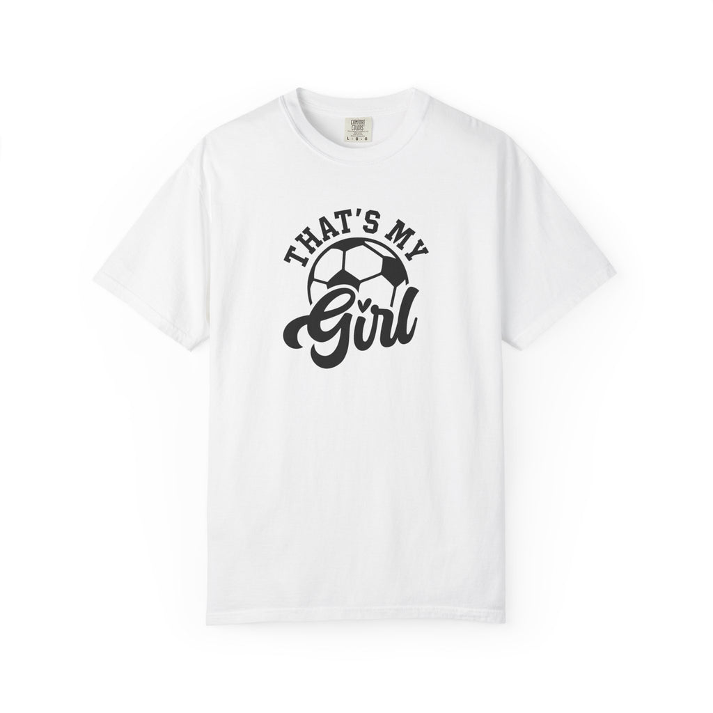 That's My Girl Soccer T-Shirt-CHALKY MINT is Fury Turq
