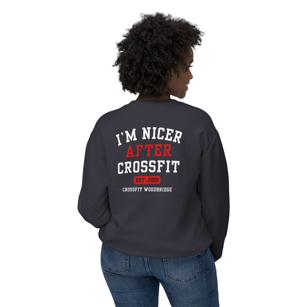CrossFit 'I'm Nicer After CrossFit' Crewneck Sweatshirt