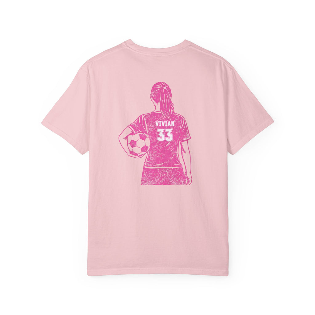 Vista Fury Personalized Soccer Tee — Women's Soccer Graphic T-Shirt