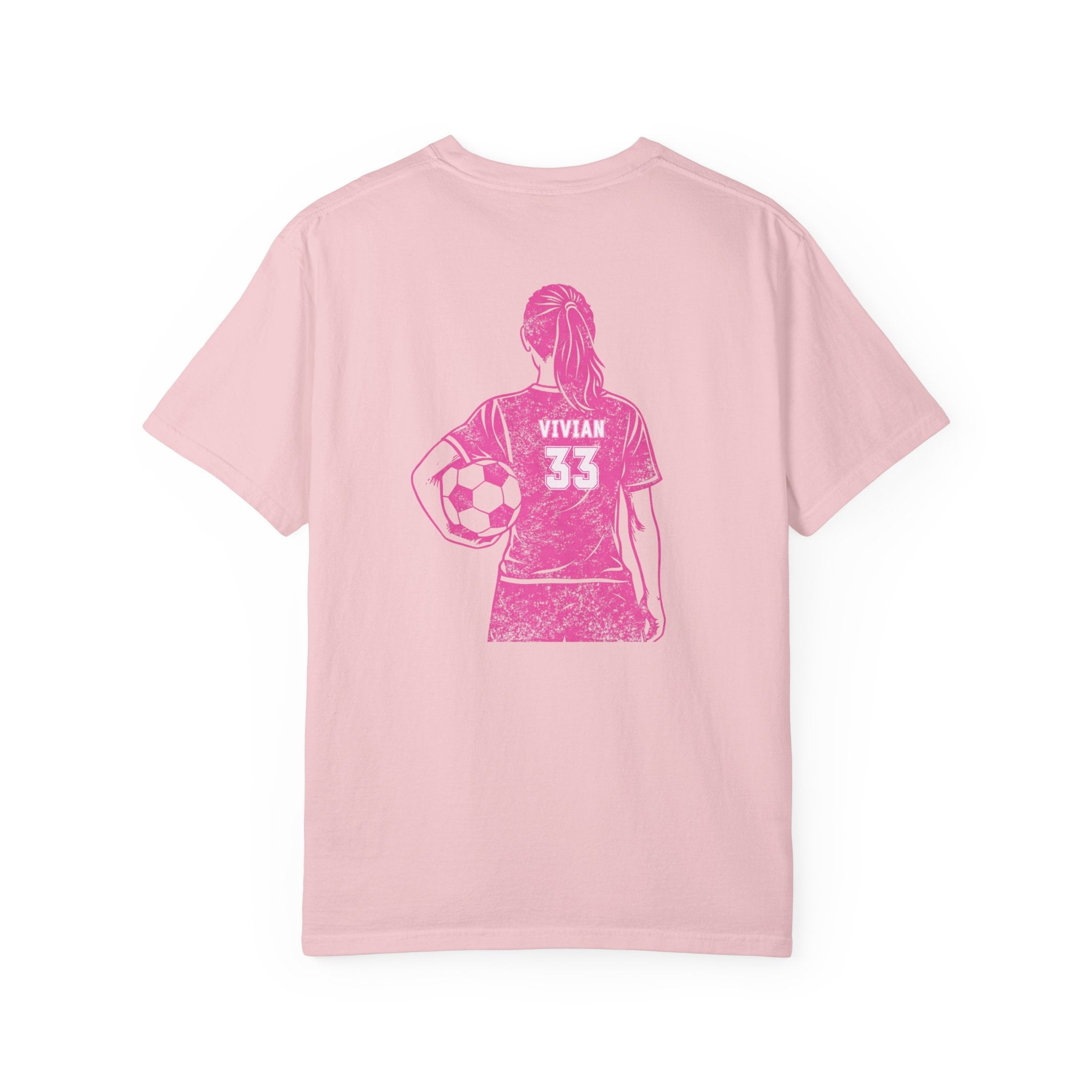 Vista Fury Personalized Soccer Tee — Women's Soccer Graphic T-Shirt