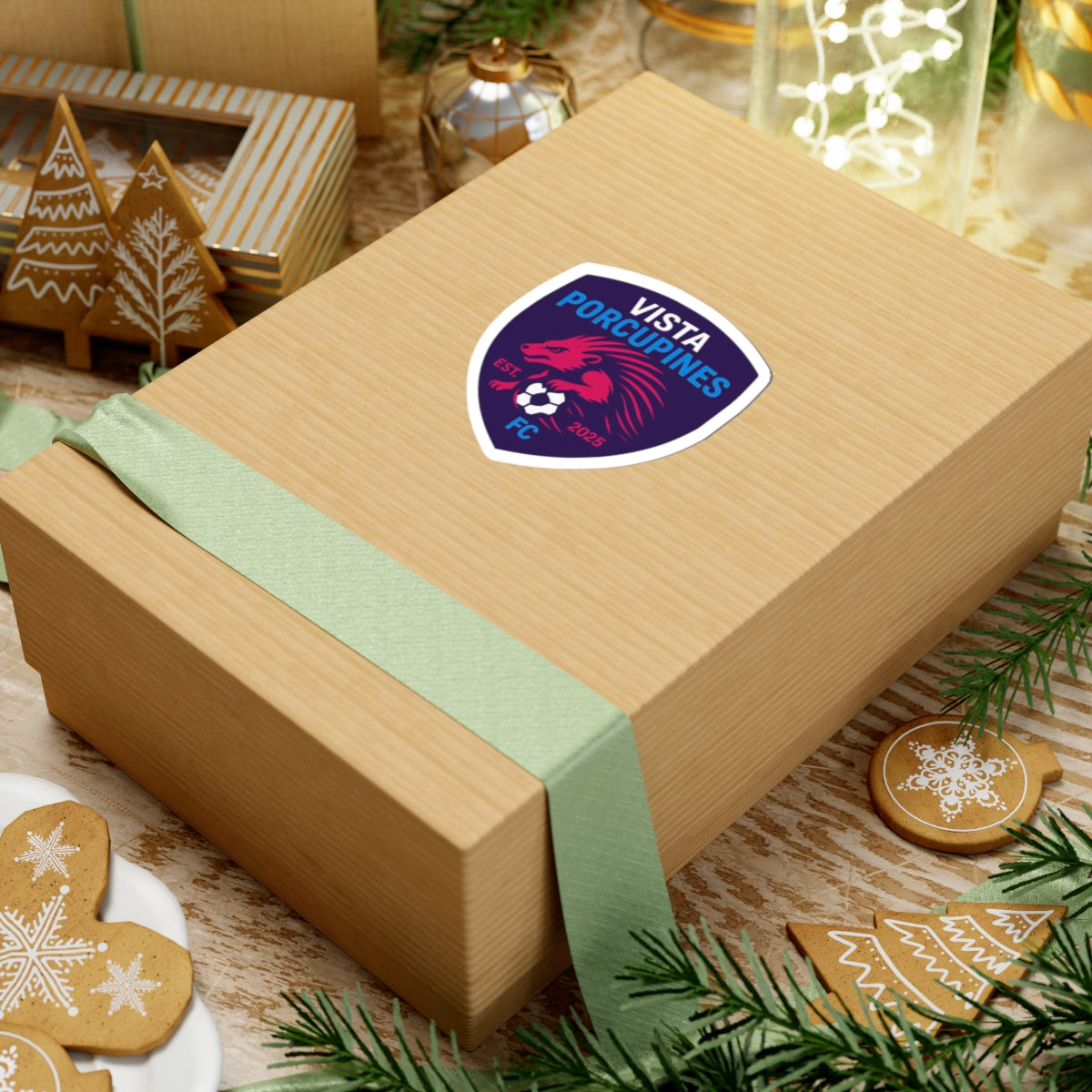 VISTA Porcupines FC Kiss-Cut Stickers | Sporty Team Decals