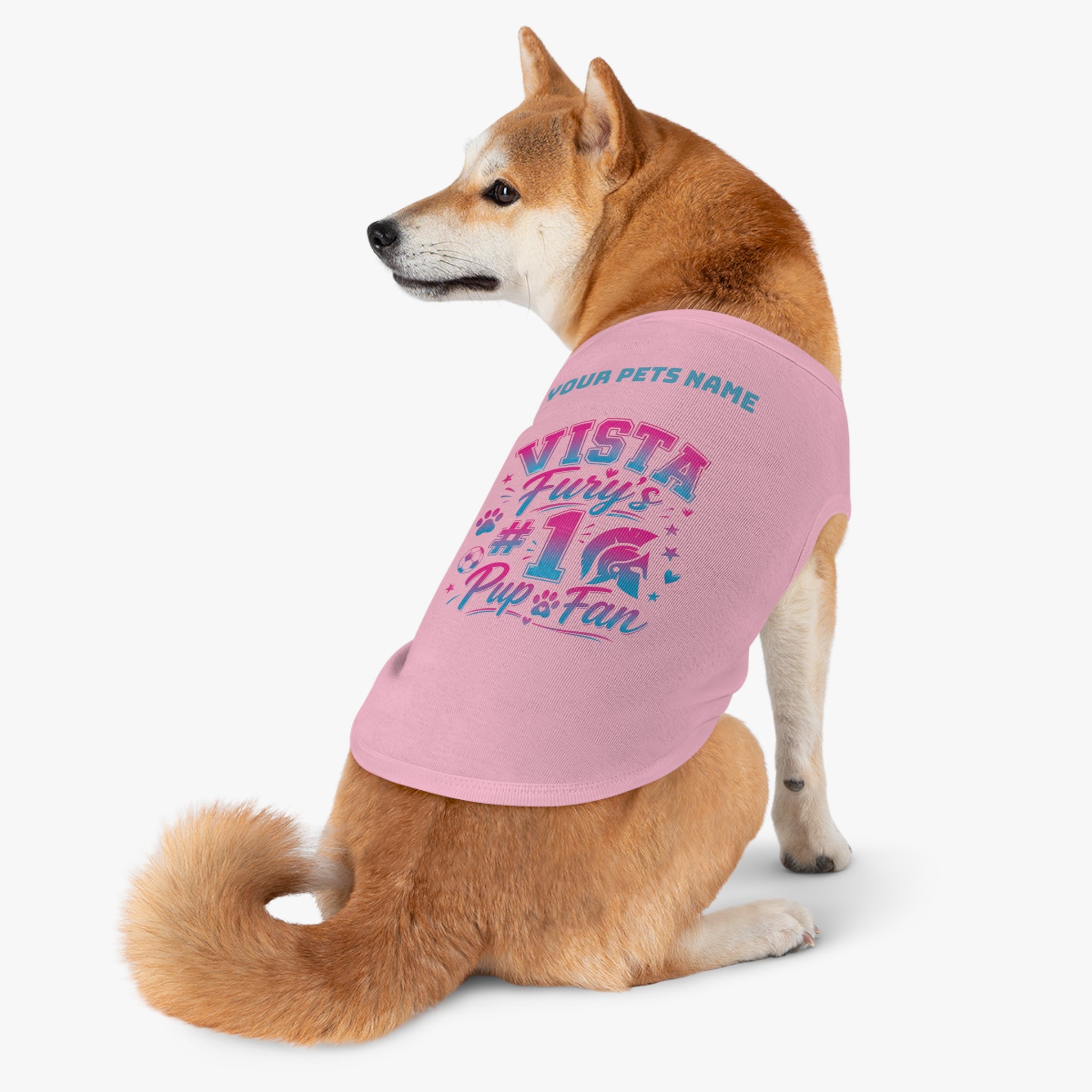 Vista Fury's #1 Pup Fan Pet Tank Top